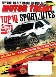 MOTOR TREND 1999 MAY - SALEEN, HKS ACCORD, '67 CAMARO